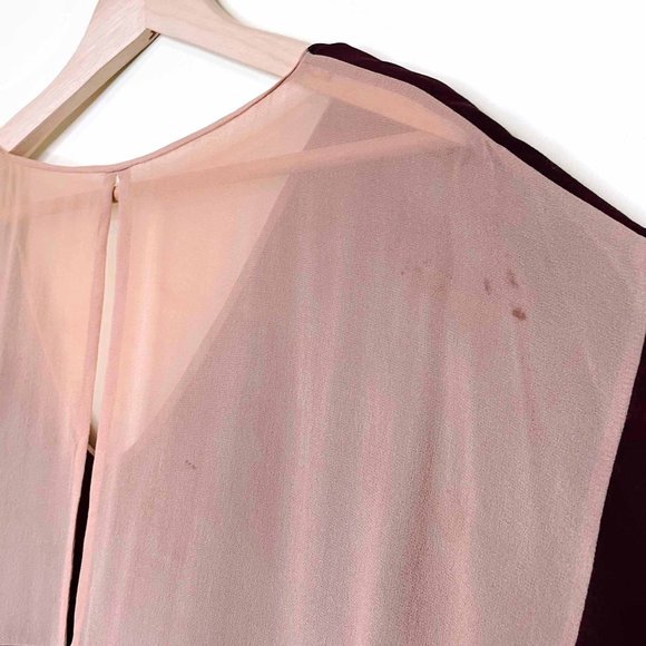 ⚡️SOLD⚡️ aritzia t babaton colour block silk crepe connor tee - size medium - Picture 6 of 8